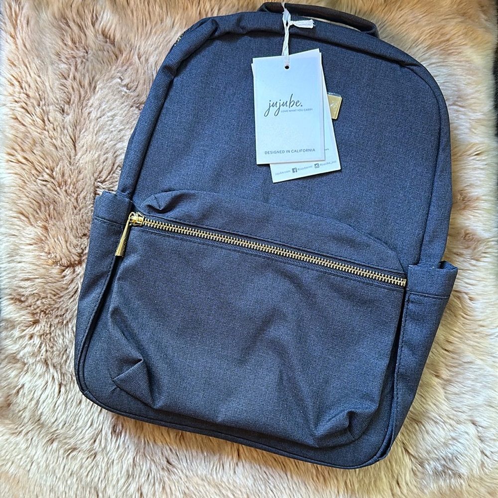 NEW Ju-Ju-Be Midi Backpack Chromatics Indigo Blue Smaller Diaper Bag School Baby